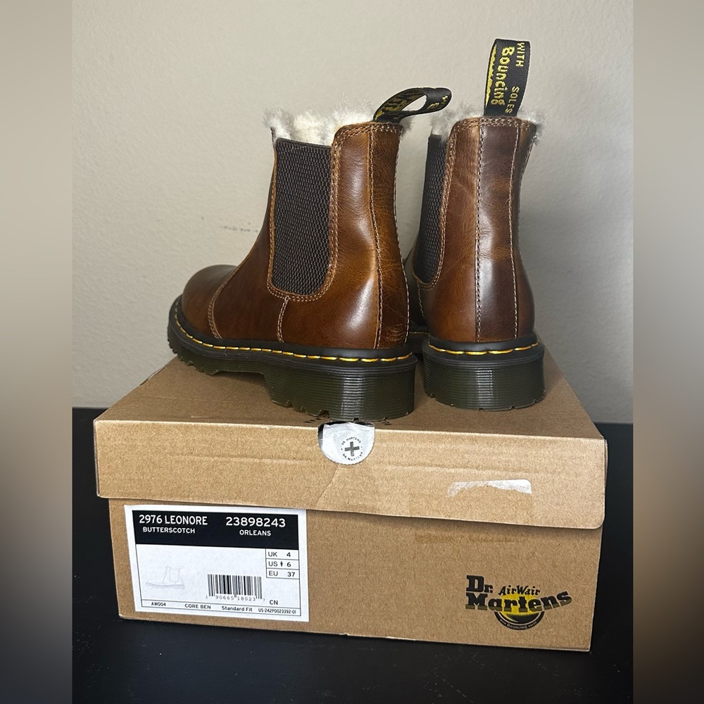 Dr. Martens Women's Leonore Farrier Leather Chelsea Boots